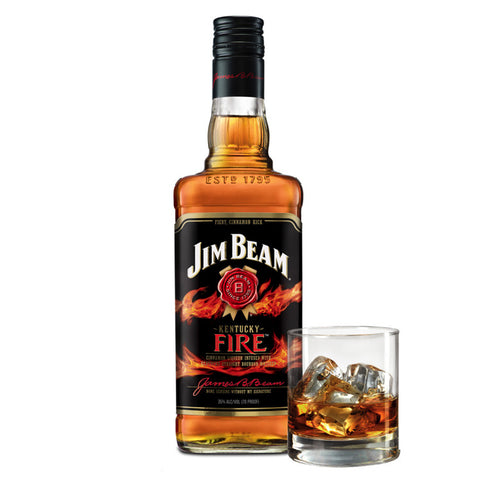 Whisky Jim Beam Fire Bourbon
